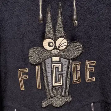 일본제 80s FICCE 냐로메 플리스 키타노 타케 돈 코니시 블랙