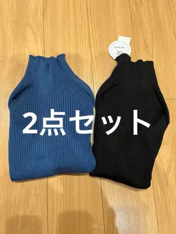 [ 보풀 방지 ] 스트레치 리브 하이넥 스웨터