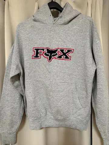 FOX 후드티 그레이