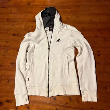 adidas CLIMA 후드 부착 후드티 화이트