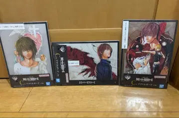 DEATH NOTE 데스노트 제일복권 C상 아크릴 보드 3종 세트