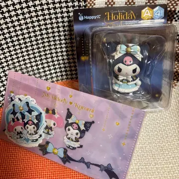 Happy 복권 산리오 쿠로미 A상 피규어 H상 스티커