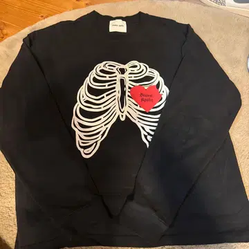 Sudden.Apathy 골격 프린트 트레이닝복 L 블랙