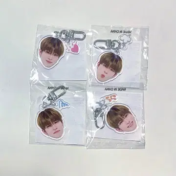 TREASURE 얼굴 아크릴 키링 아사히 희로애락 컴프