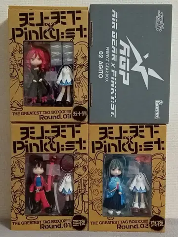 핑키 스트릿 천상천하 에어 기어 피규어 묶음 판매 오오구레 이토