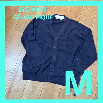 미사용 새상품 GELATO PIQUE 네이비 가디건 M