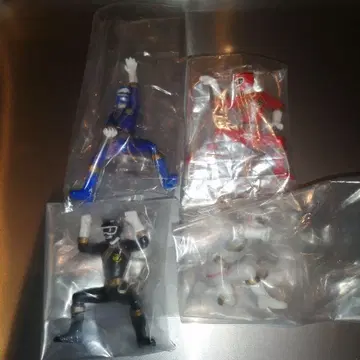 캐릭터 에그 슈퍼 전대 백수전대 가오레인저 4개 세트