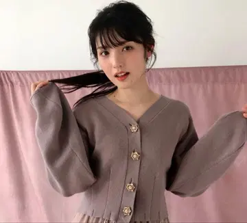 An MILLE 비쥬 가디건 미치시게 사유미