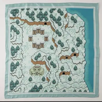 미개봉 새상품 MOTHER2 실크 스카프 윈터즈 굿즈