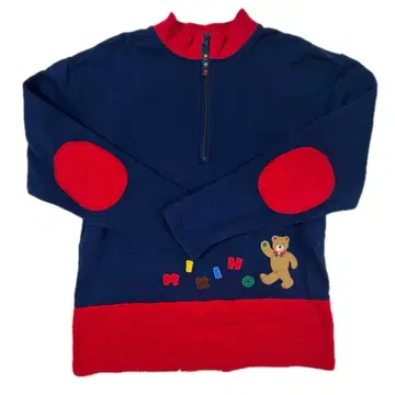 미키 하우스 하프 지퍼 트레이닝복 속기모 여성용 M 네이비