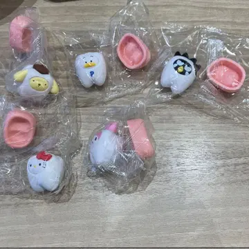 치아에 끼어버렸어요 산리오 캐릭터 컴프 세트 (금은 없습니다)