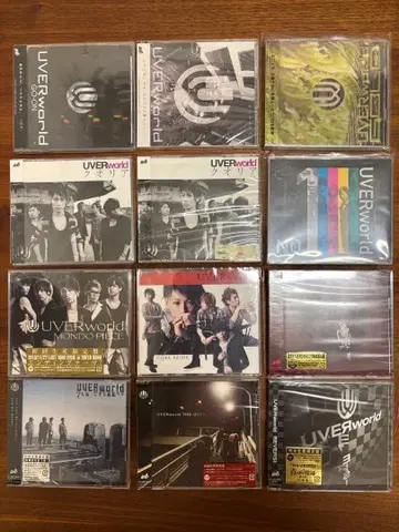 [ 낱개 판매 가능 ] UVERworld 싱글 CD