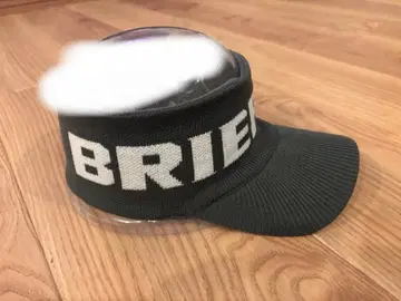 브리핑 골프 니트 바이저 차콜 그레이