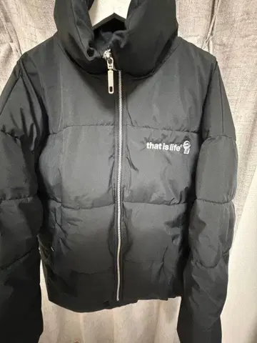 that is life 다운 자켓 블랙 더츠라이프