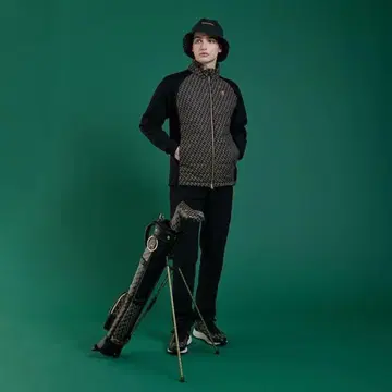 남성용 GM 프린트 패딩 자켓 블랙 2025 신상 정가 56100엔