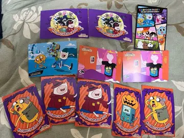 어드벤처 타임 엽서 10장 세트 카툰 네트워크