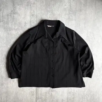 [ 70s vintage ] 블루종 셔츠 자켓 짧은 기장 로카빌리 50s