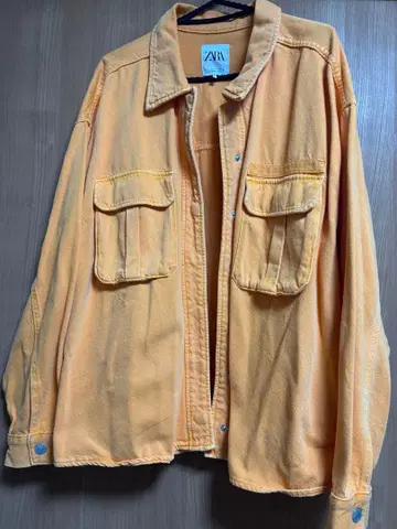 ZARA 오렌지 데님 자켓