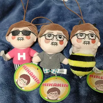 HIKAKIN 보이스 마스코트 봉제 인형 GiGO 한정판 전 3종 세트