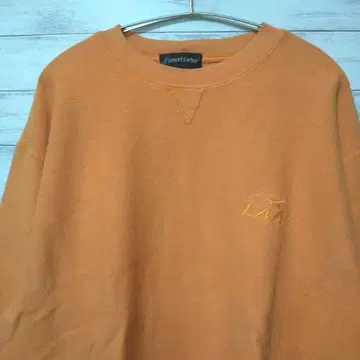 공항 애호가 로고 자수 맨투맨 파일 원단 USA 구제 의류