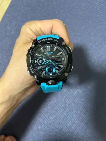 G-SHOCK 디지털 워치 블랙/블루