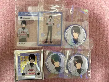 스타뮤 아게하 리쿠 캔뱃지 아크릴 키링 밤