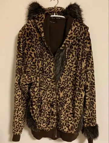 Milkboy 후드티 캣 레오파드 무늬 밀크보이