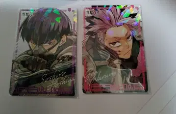 괴수8호 일본 방위대 대원증풍 카드 호시나 소우시로 나루미 겐