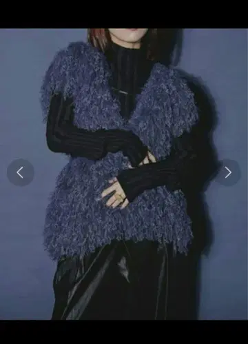 Ezick Plenty loop 리본얀 V넥 베스트 에지크