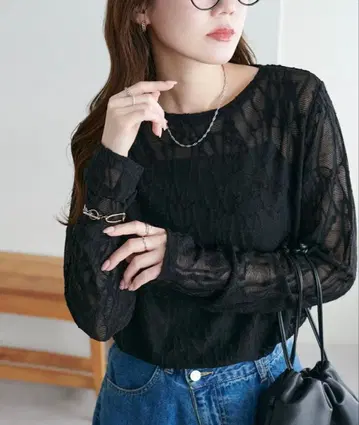 원단 자카드 롱 슬리브 DISCOAT