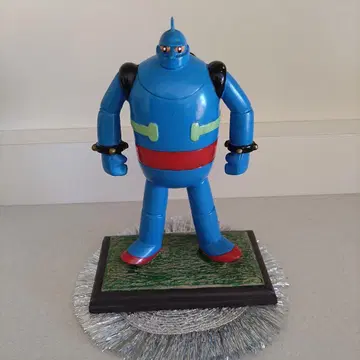 철인 28호 피규어 파랑 레트로 앤티크 로망도 요코야마 미츠테루