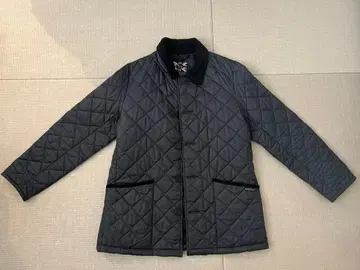 라벤햄 x 투모로우랜드 블랙 퀼팅 자켓