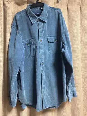 올드 갭 옅은 파랑 캐주얼 셔츠