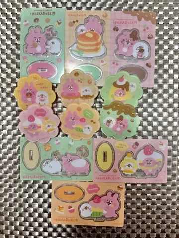 다이소 카나헤이의 작은 동물 아크릴 스탠드 클립 컴플리트