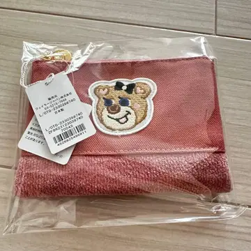 페이러 올드 테디걸 와펜 파우치 핑크