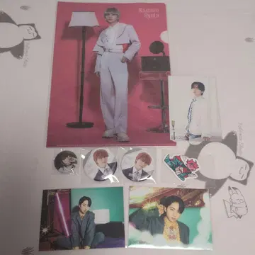 겐인와 지분니 아루. 나가노 료타 캔뱃지, 브로마이드, 클리어 파일