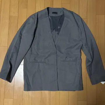 AGA 그레이 노카라 자켓 사이즈 9호