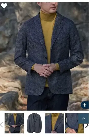 가마쿠라 셔츠 하운드 투스 셔츠 자켓