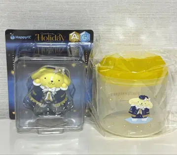 산리오 해피 복권 폼폼푸딩 피규어 캐니스터