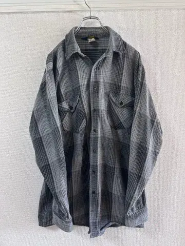 오슈코슈 OSHKOSH 90s-00s 옴브레 헤비 플란넬 셔츠