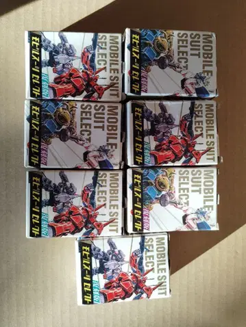Z건담 MOBILE SUIT SELECT 7개 세트