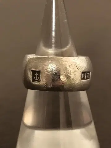 1994 영국 빈티지 925 스털링 실버 홀마크 반지