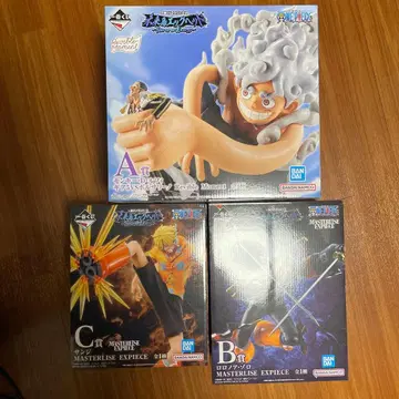 제일복권 원피스 미래섬 에그 헤드 피규어 3종 세트