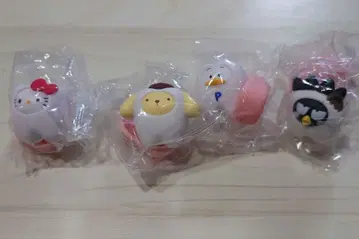 산리오 모두 함께 되자! 치아 캡슐 토이 4개 세트