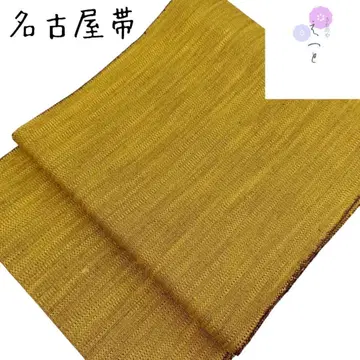 이거 좋은 가격 1 나고야 오비 캐주얼 무지 옐로우 컬러