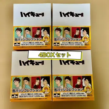 하이큐 트레이딩 캔뱃지 BOX 세트