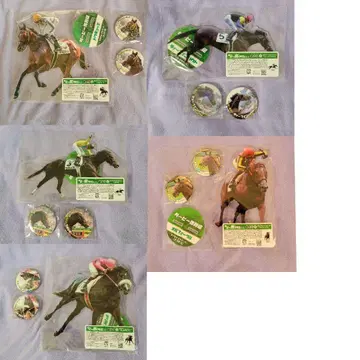 더비마 열전 복권 아크릴 스탠드+캔뱃지 세트