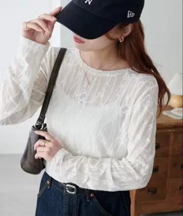 원단 자카드 롱 슬리브 DISCOAT