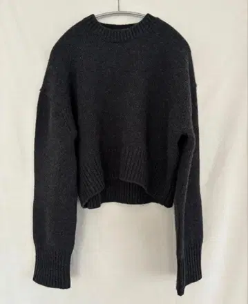 한정판 가격 인하 LOHEN LOHEN 로헨 울 캐시미어 크롭 니트