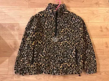 HIDEANDSEEK 보아 플리스 하프 지퍼 아노락 자켓